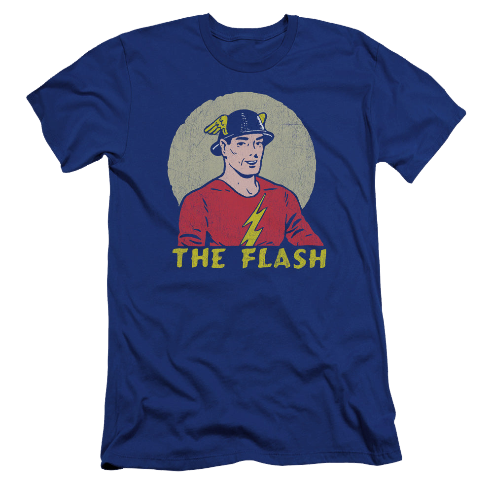 Flash, The Faded Circle - Men's Premium Slim Fit T-Shirt Men's Premium Slim Fit T-Shirt The Flash   