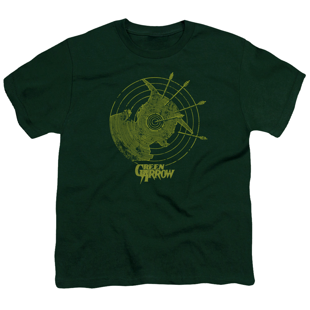 Green Arrow Always On Target - Youth T-Shirt Youth T-Shirt (Ages 8-12) Green Arrow   