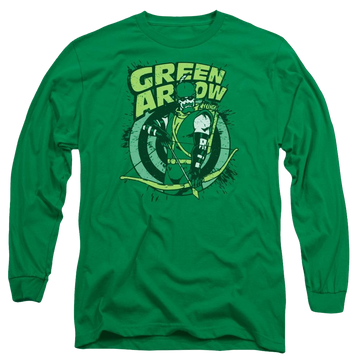 DC Comics On Target - Men's Long Sleeve T-Shirt Men's Long Sleeve T-Shirt Green Arrow   