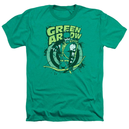DC Comics On Target - Men's Heather T-Shirt Men's Heather T-Shirt Green Arrow   