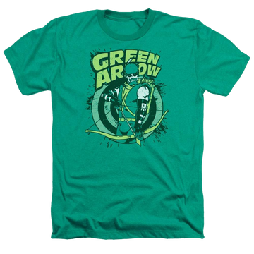 DC Comics On Target - Men's Heather T-Shirt Men's Heather T-Shirt Green Arrow   