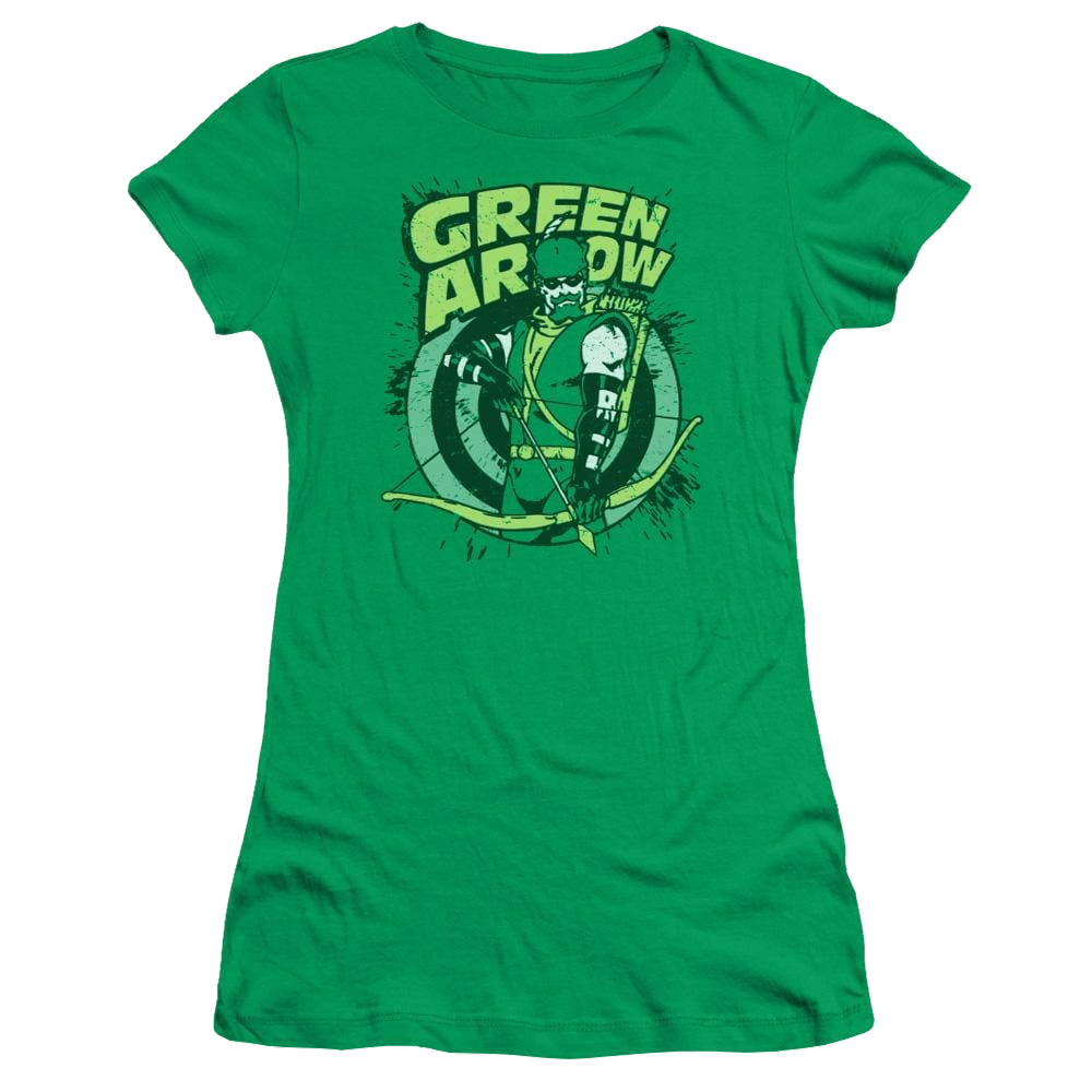 DC Comics On Target - Juniors T-Shirt Juniors T-Shirt Green Arrow   