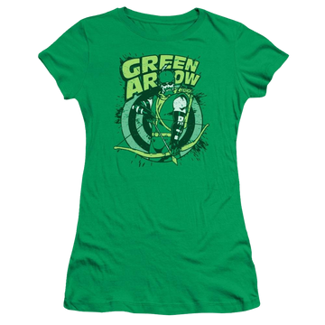 DC Comics On Target - Juniors T-Shirt Juniors T-Shirt Green Arrow   