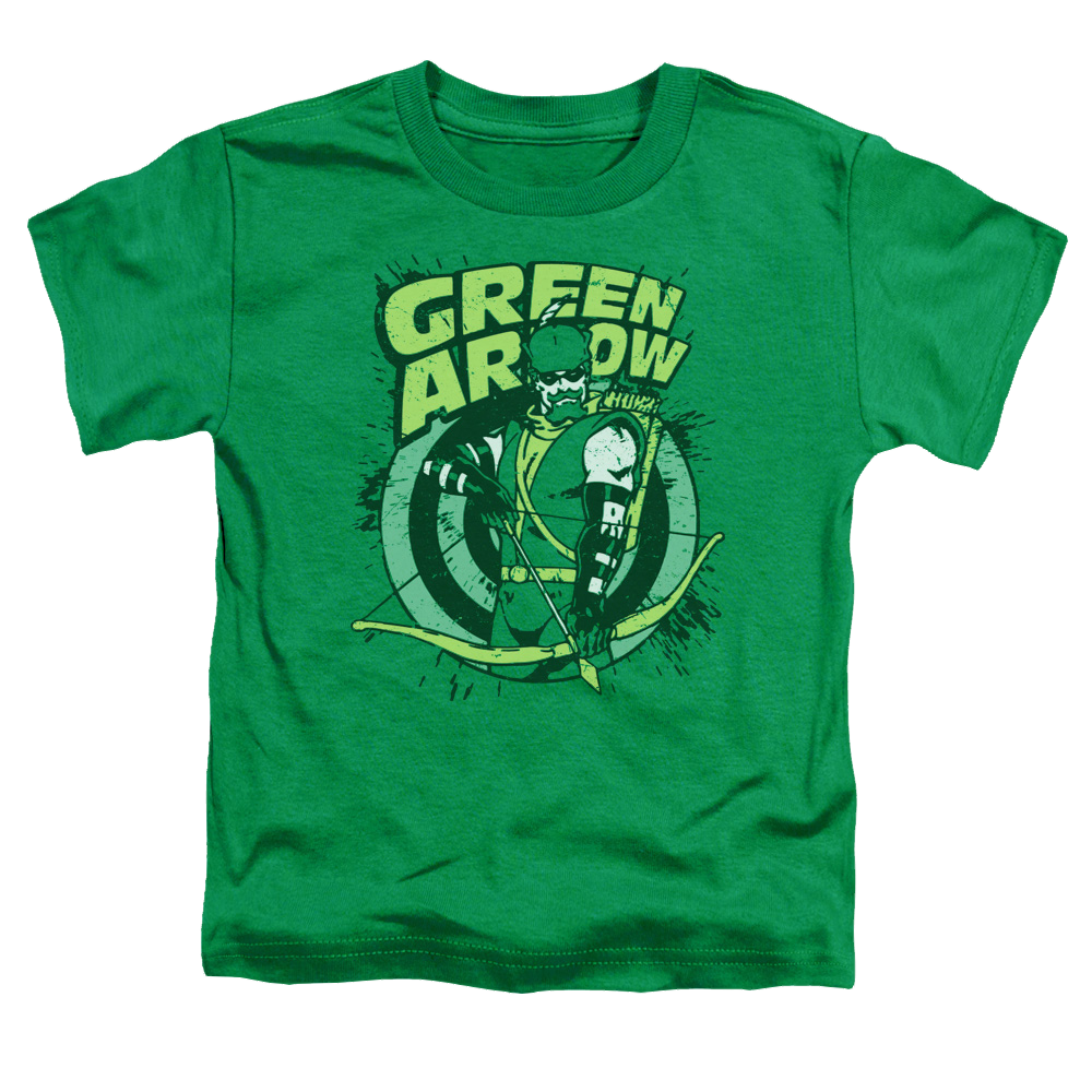 Green Arrow On Target - Kid's T-Shirt Kid's T-Shirt (Ages 4-7) Green Arrow   