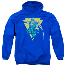 DC Comics Distressed Arrow - Pullover Hoodie Pullover Hoodie Green Arrow   