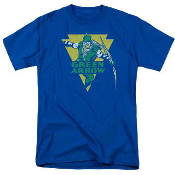 DC Comics Distressed Arrow - Men's Regular Fit T-Shirt Men's Regular Fit T-Shirt Green Arrow   