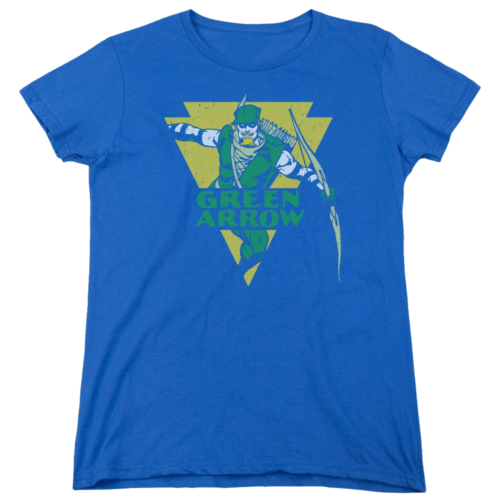 DC Comics Distressed Arrow - Women's T-Shirt Women's T-Shirt Green Arrow   