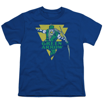 Green Arrow Distressed Arrow - Youth T-Shirt Youth T-Shirt (Ages 8-12) Green Arrow   