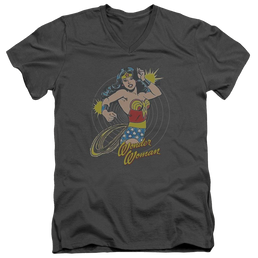 DC Comics Spinning - Men's V-Neck T-Shirt Men's V-Neck T-Shirt DC Comics   