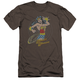 Wonder Woman Spinning - Men's Premium Slim Fit T-Shirt Men's Premium Slim Fit T-Shirt Wonder Woman   