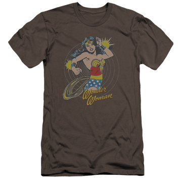 Wonder Woman Spinning - Men's Premium Slim Fit T-Shirt Men's Premium Slim Fit T-Shirt Wonder Woman   