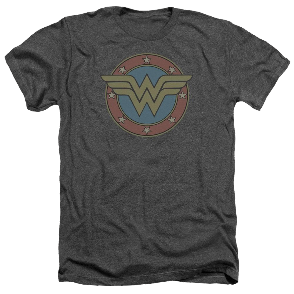 DC Comics Ww Vintage Emblem - Men's Heather T-Shirt Men's Heather T-Shirt DC Comics   