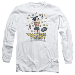 DC Comics Action Figure - Men's Long Sleeve T-Shirt Men's Long Sleeve T-Shirt Wonder Woman   