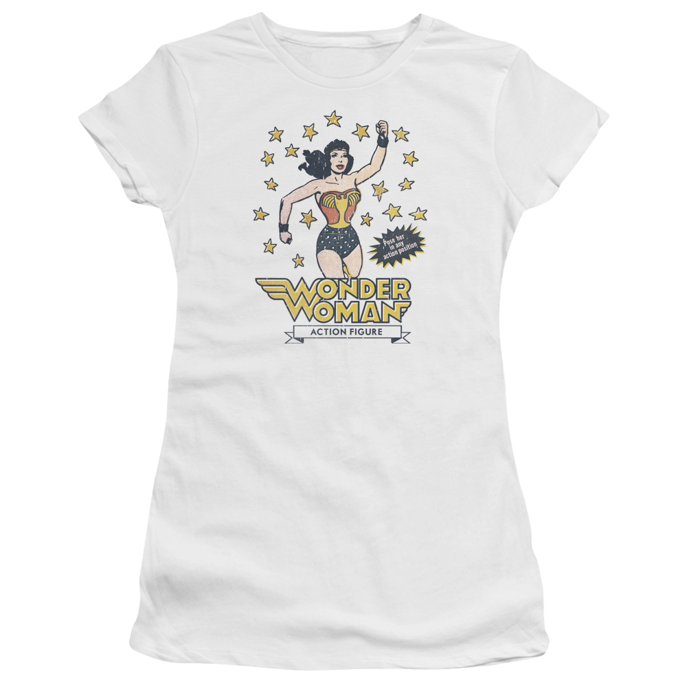 DC Comics Action Figure - Juniors T-Shirt Juniors T-Shirt Wonder Woman   