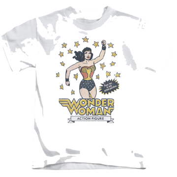 Wonder Woman Action Figure - Kid's T-Shirt Kid's T-Shirt (Ages 4-7) Wonder Woman   