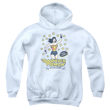 Wonder Woman Action Figure - Youth Hoodie Youth Hoodie (Ages 8-12) Wonder Woman   
