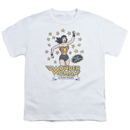 Wonder Woman Action Figure - Youth T-Shirt Youth T-Shirt (Ages 8-12) Wonder Woman   