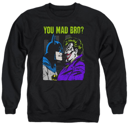DC Comics Mad Bro - Men's Crewneck Sweatshirt Men's Crewneck Sweatshirt Joker   