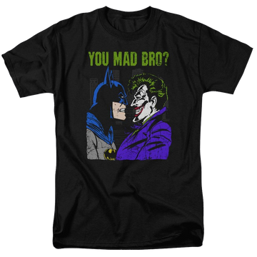 DC Comics Mad Bro - Men's Regular Fit T-Shirt Men's Regular Fit T-Shirt Joker   