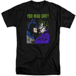DC Comics Mad Bro - Men's Tall Fit T-Shirt Men's Tall Fit T-Shirt Joker   