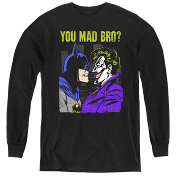 Joker, The Mad Bro - Youth Long Sleeve T-Shirt Youth Long Sleeve T-Shirt Joker   
