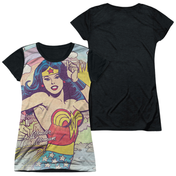 Wonder Woman Hometown Girl - Juniors Black Back T-Shirt Juniors Black Back T-Shirt Wonder Woman   