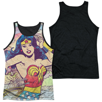Wonder Woman Hometown Girl - Men's Black Back Tank Top Men's Black Back Tank Wonder Woman   