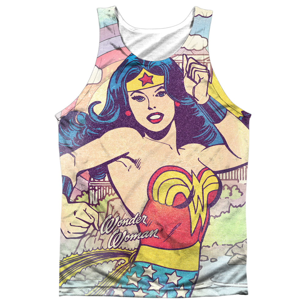 Wonder Woman Hometown Girl - Men's All Over Print Tank Top Men's All Over Print Tank Wonder Woman   
