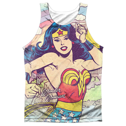 Wonder Woman Hometown Girl - Men's All Over Print Tank Top Men's All Over Print Tank Wonder Woman   