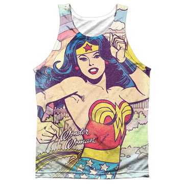 Wonder Woman Hometown Girl - Men's All Over Print Tank Top Men's All Over Print Tank Wonder Woman   