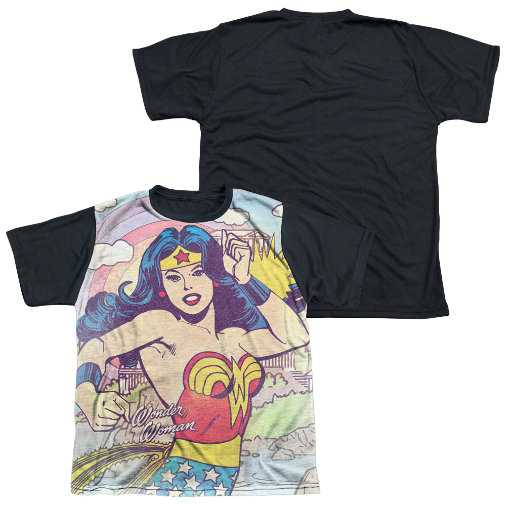 Wonder Woman Hometown Girl - Youth Black Back T-Shirt Youth Black Back T-Shirt (Ages 8-12) Wonder Woman   