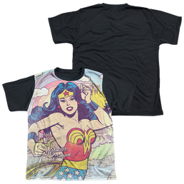 Wonder Woman Hometown Girl - Youth Black Back T-Shirt Youth Black Back T-Shirt (Ages 8-12) Wonder Woman   