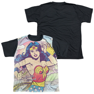 Wonder Woman Hometown Girl - Youth Black Back T-Shirt Youth Black Back T-Shirt (Ages 8-12) Wonder Woman   
