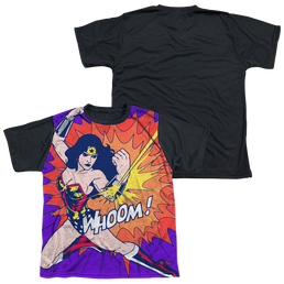 Wonder Woman Wondrful Blast - Youth Black Back T-Shirt Youth Black Back T-Shirt (Ages 8-12) Wonder Woman   