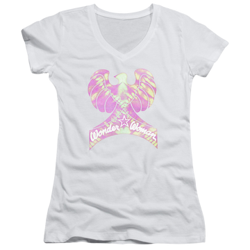 DC Comics Wonder Bird - Juniors V-Neck T-Shirt Juniors V-Neck T-Shirt Wonder Woman   