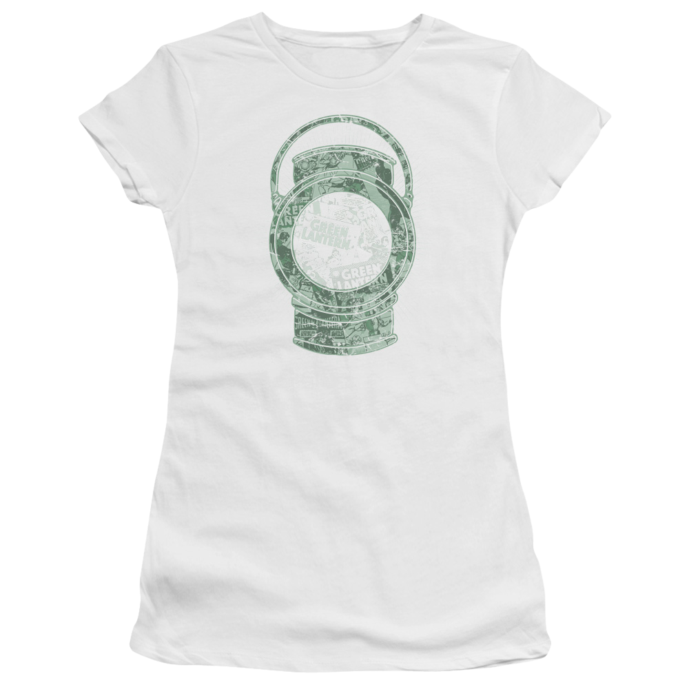 DC Comics Lantern Cover - Juniors T-Shirt Juniors T-Shirt Green Lantern   
