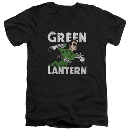 DC Comics Hal Power - Men's V-Neck T-Shirt Men's V-Neck T-Shirt Green Lantern   