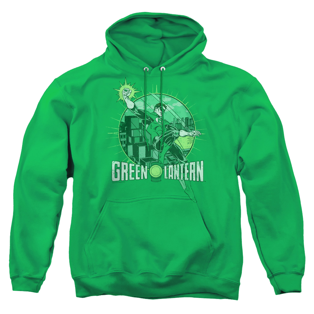 Green Lantern City Power - Pullover Hoodie Pullover Hoodie Green Lantern   