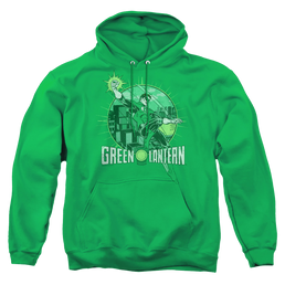Green Lantern City Power - Pullover Hoodie Pullover Hoodie Green Lantern   