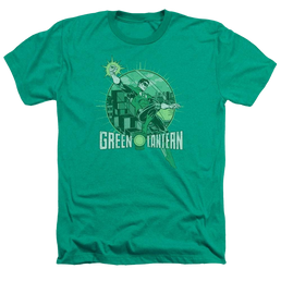 DC Comics City Power - Men's Heather T-Shirt Men's Heather T-Shirt Green Lantern   