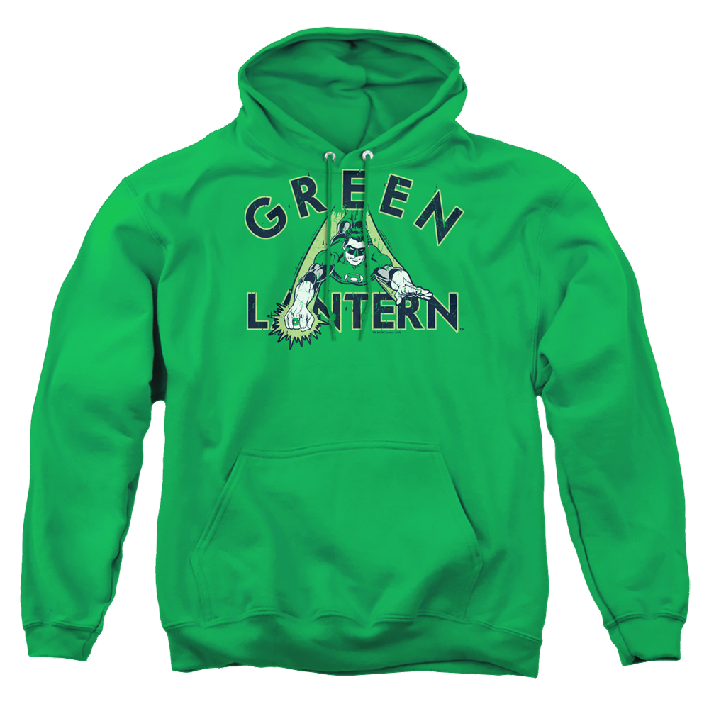 Green Lantern In Flight - Pullover Hoodie Pullover Hoodie Green Lantern   
