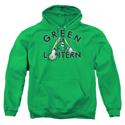Green Lantern In Flight - Pullover Hoodie Pullover Hoodie Green Lantern   