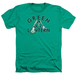 DC Comics In Flight - Men's Heather T-Shirt Men's Heather T-Shirt Green Lantern   