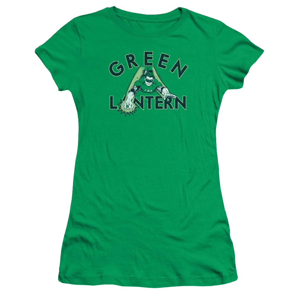 DC Comics In Flight - Juniors T-Shirt Juniors T-Shirt Green Lantern   