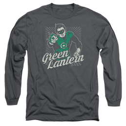 DC Comics Ring Rays - Men's Long Sleeve T-Shirt Men's Long Sleeve T-Shirt Green Lantern   