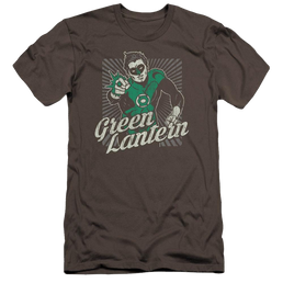 DC Comics Ring Rays - Men's Premium Slim Fit T-Shirt Men's Premium Slim Fit T-Shirt Green Lantern   