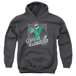 Green Lantern Ring Rays - Youth Hoodie Youth Hoodie (Ages 8-12) Green Lantern   