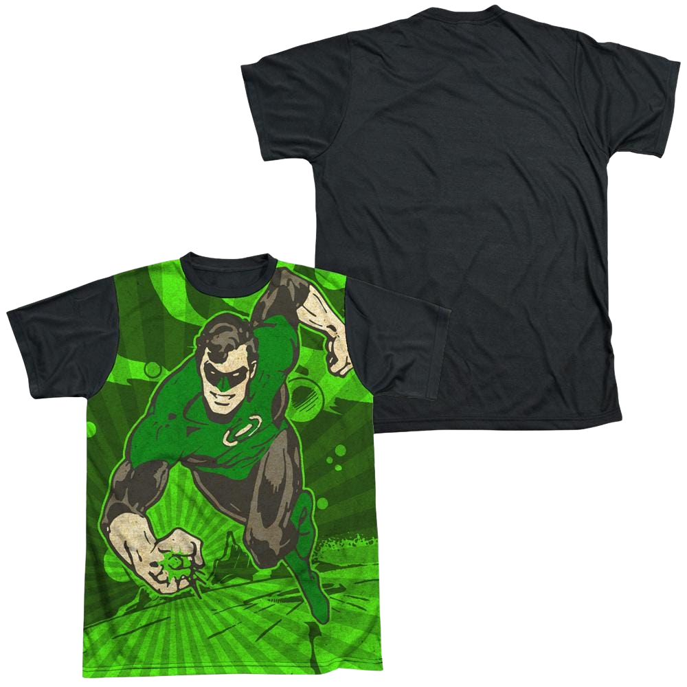 DC Comics Radiant Power - Men's Black Back T-Shirt Men's Black Back T-Shirt Green Lantern   