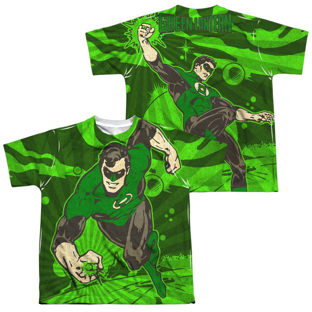 Green Lantern Radiant Power (Front/Back) - Youth All-Over Print T-Shirt Youth All-Over Print T-Shirt (Ages 8-12) Green Lantern   