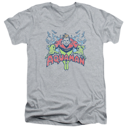 Aquaman Splish Splash - Men's V-Neck T-Shirt Men's V-Neck T-Shirt Aquaman   